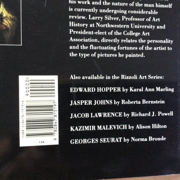 Art Books Rizzoli Art Series 4 Books Large 14" x 10" Frameable Prints Rare 1992 - Picture 10 of 12